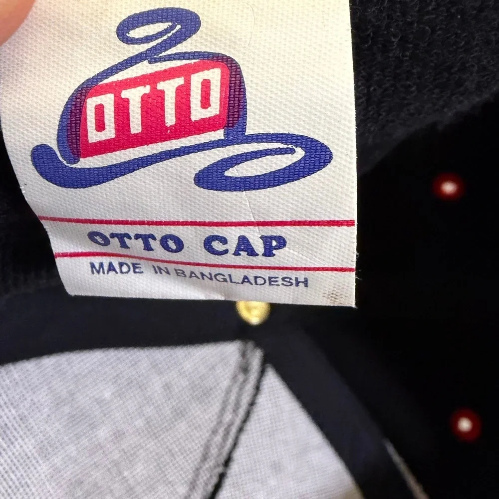 Otto Cap Hat Mens OSFA Black Red Dodge Viper 11 Sec Club Vintage 90s Snapback
